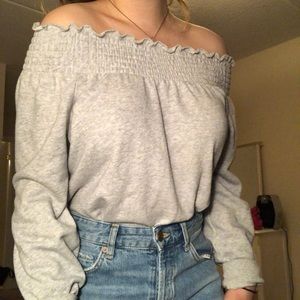 GARAGE off the shoulder long sleeve